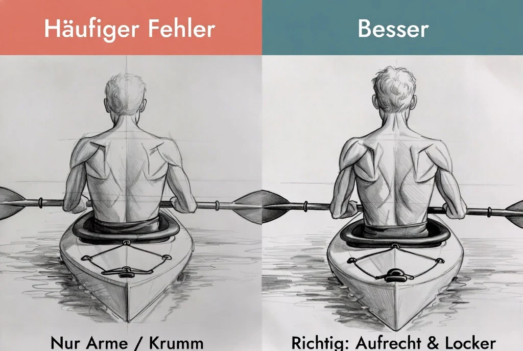 Comparison: slouched back versus neutral posture.