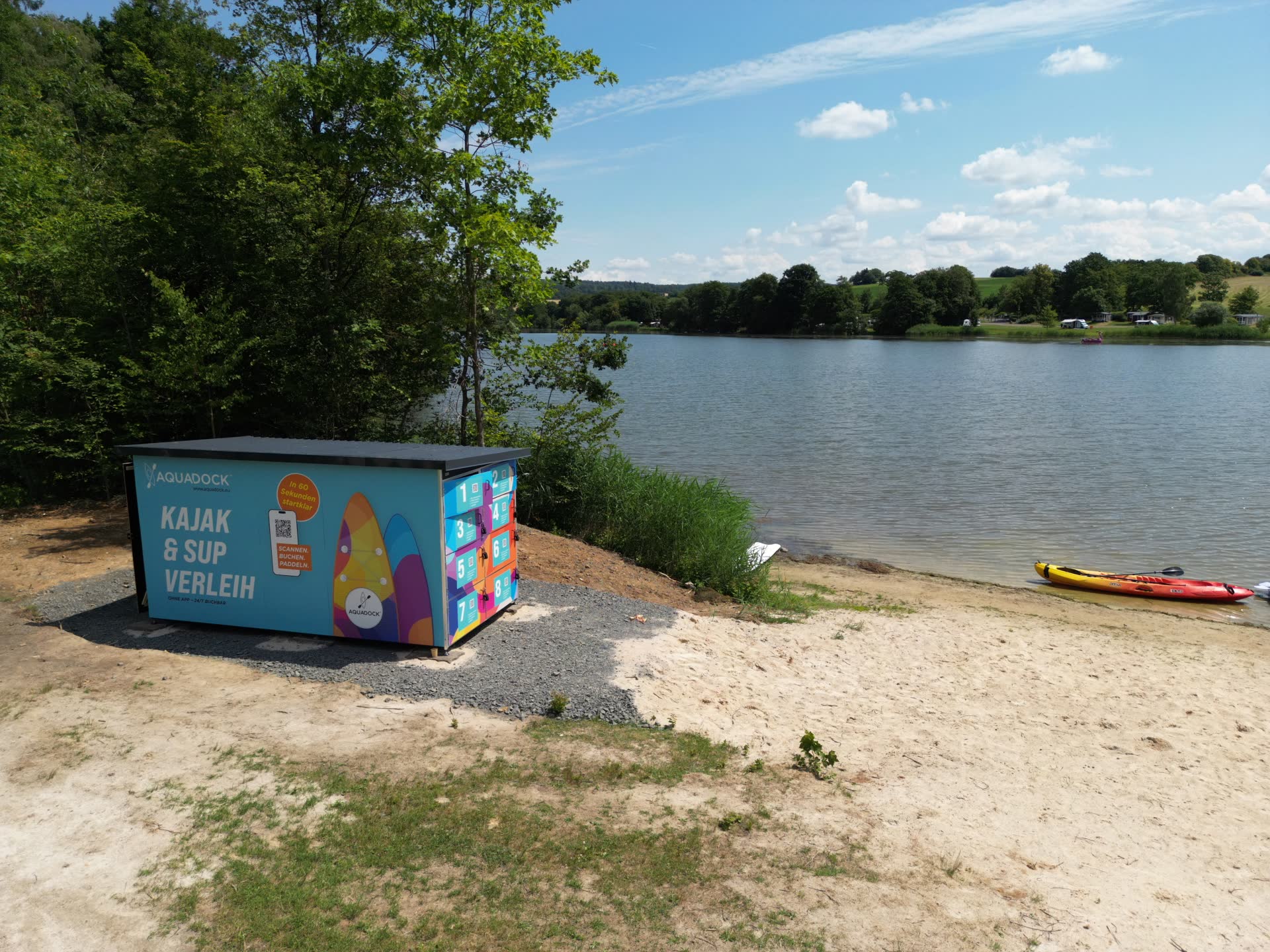 AQUADOCK-Station am Gederner See
