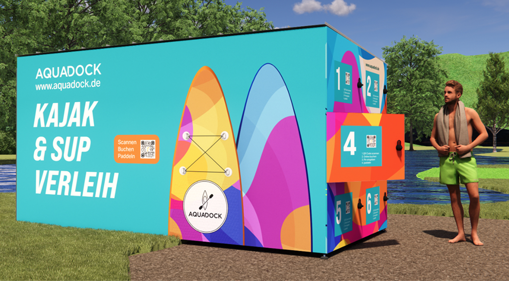 Image Aquadock Station am Wasser Kajak SUP Verleih
