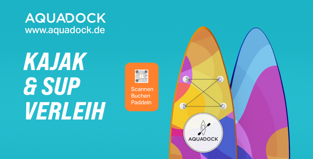Aquadock Verleihstation betreiben – Kayak & SUP Automat